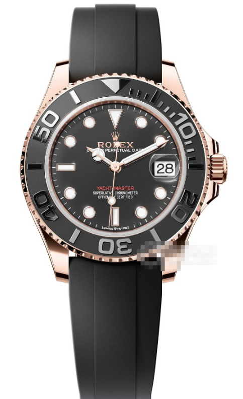 ロレックスYacht-Masterスーパーコピー時計M268655-0017、18Kローゼゴールド_海と街を繋ぐ、穏やかな輝きの選択